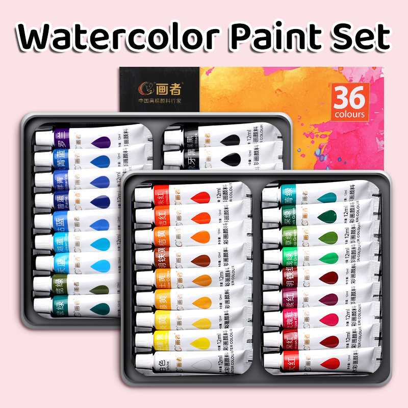 Art Craft Easy With Paper - Set Cat Air 36 Warna, Masing-masing