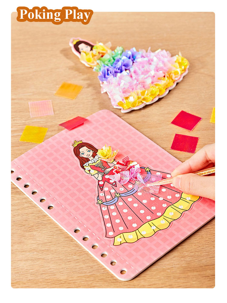 Art Craft Education - Lukisan DIY stiker kerajinan mainan anak-anak