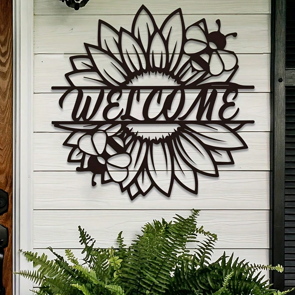 Art Craft Room - Seni Dinding Logam Bergaya Boho Motif