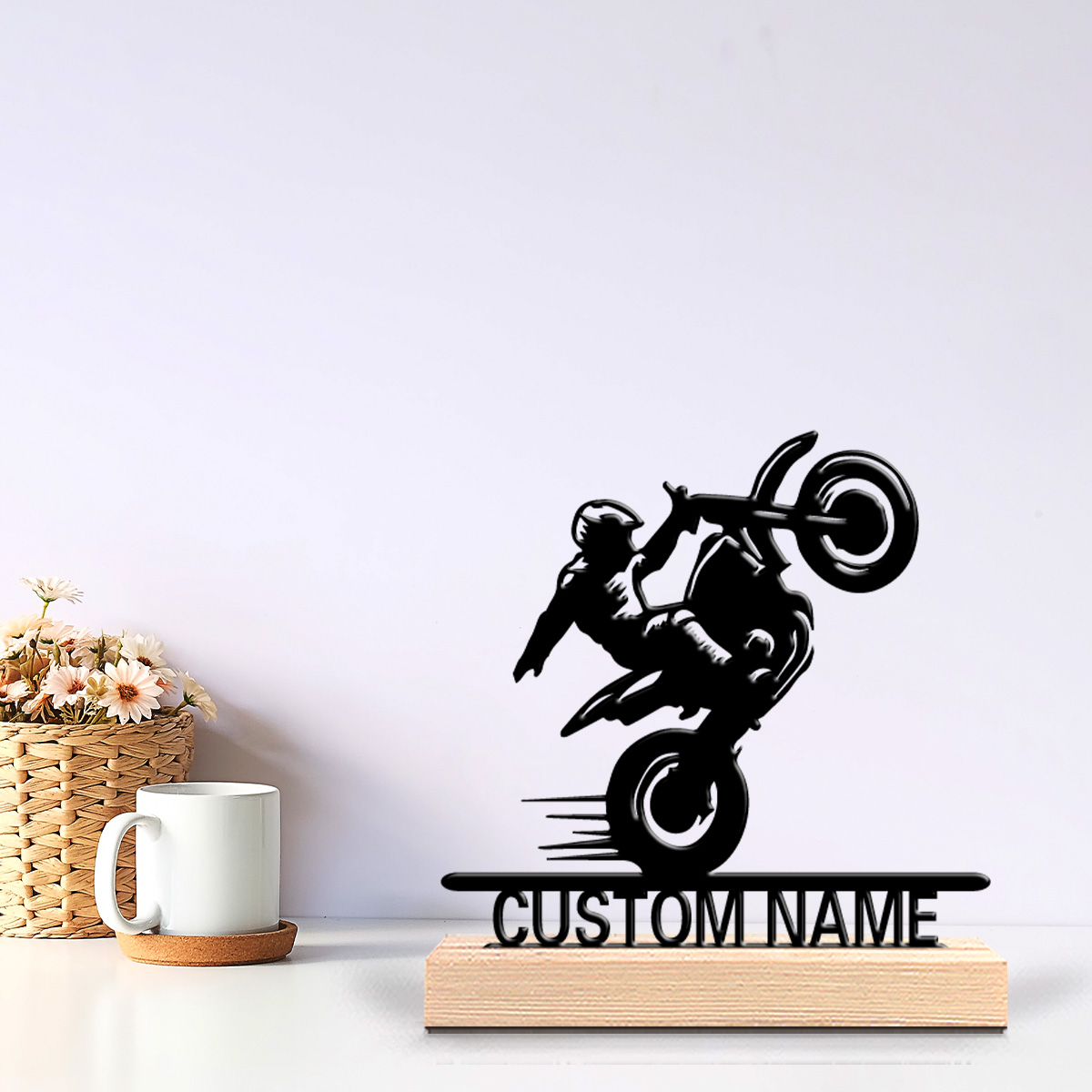 Art Craft Gifts - 1pc Patung Logam Sepeda Motor Sederhana