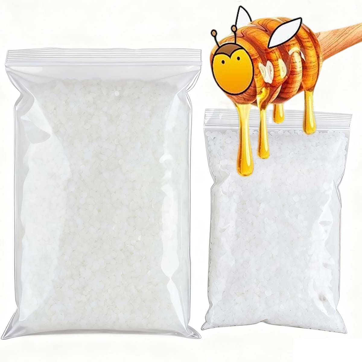 Candle Making Wax - 200g-1000g Lilin Lebah Putih Murni Alami