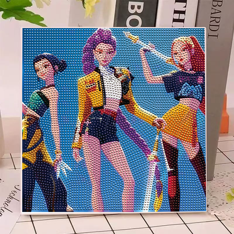Craft Art Set - Kit Lukisan Berlian Anime Hunters Gilrs
