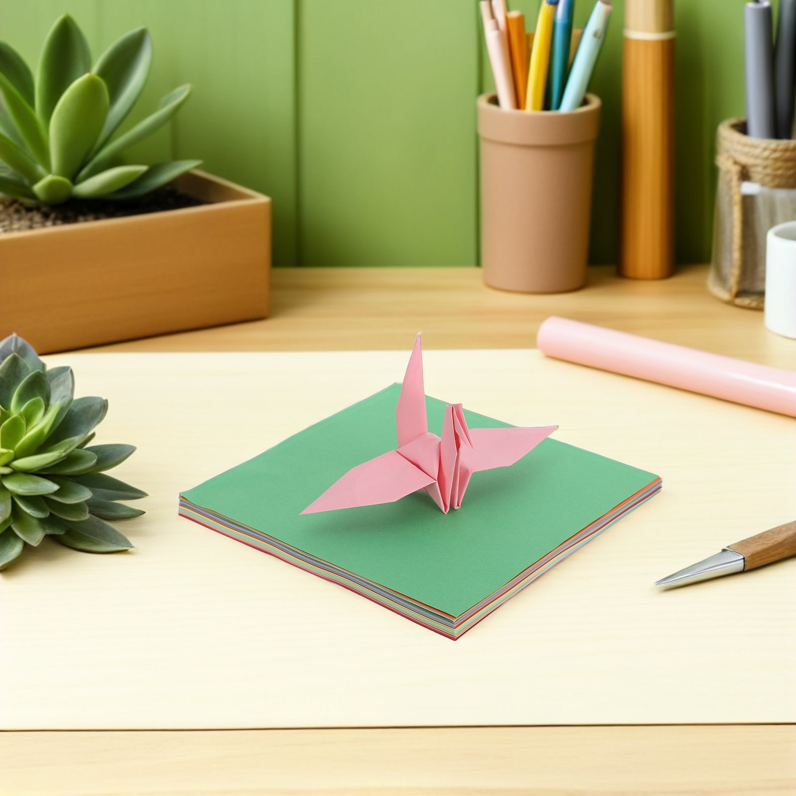300 Lembar Kertas Origami Berw - Art Craft Easy With Paper ulasan dan harga
