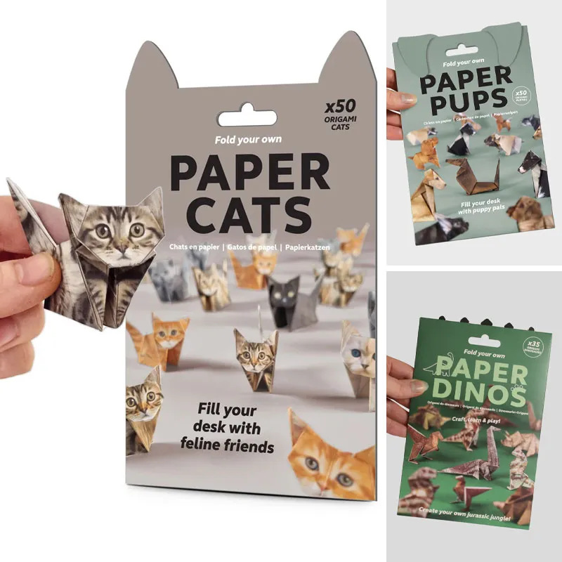 Kucing Kertas DIY Kreatif 50 L - Dinosaur And Craft ulasan dan harga