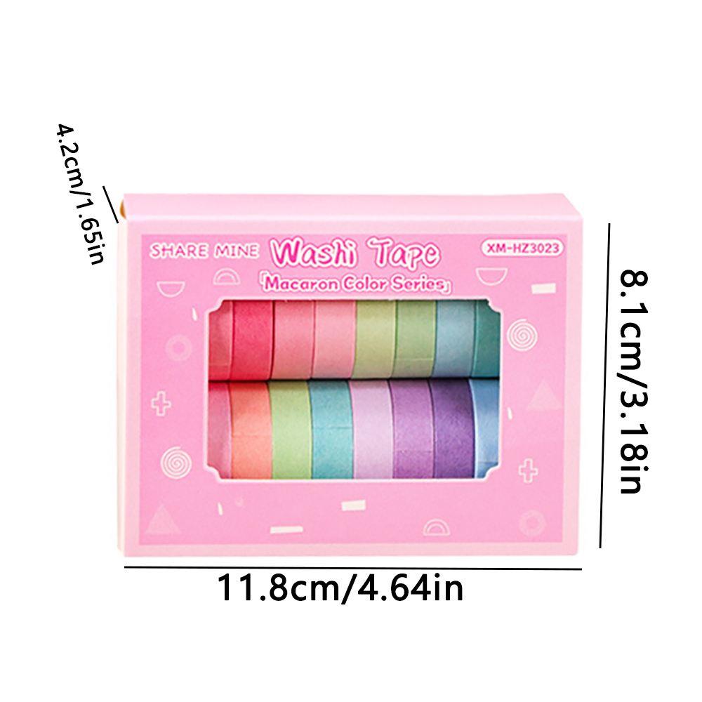 20 Rol Set Selotip Washi Selot - Craft Art Set ulasan dan harga