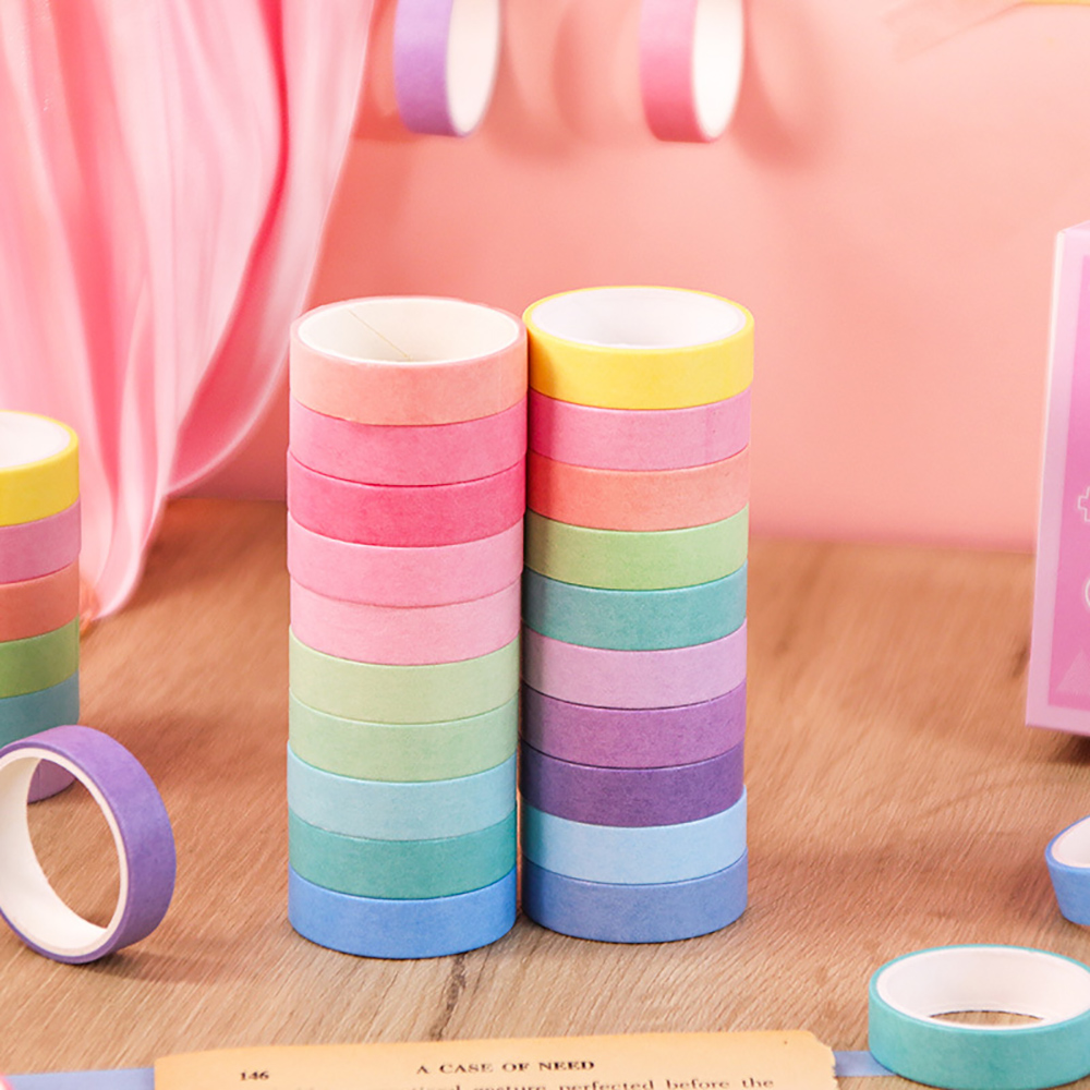 20 Rol Set Selotip Washi Selot - Craft Art Set ulasan dan harga