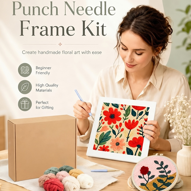Perlengkapan Punch Needle deng - Art Craft Easy With Paper ulasan dan harga