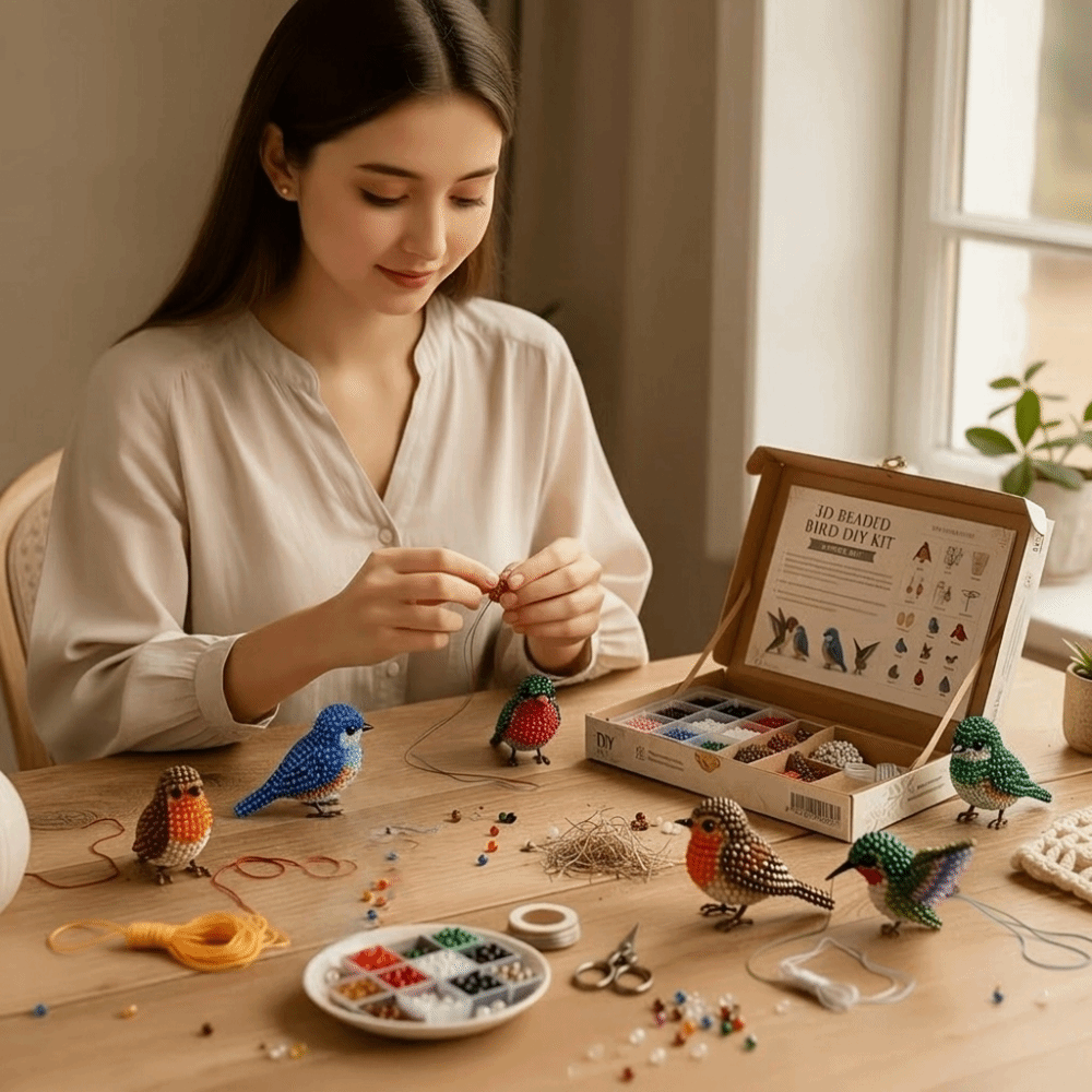 Kit Bordir Manik-Manik Hewan B - Art Craft Education ulasan dan harga