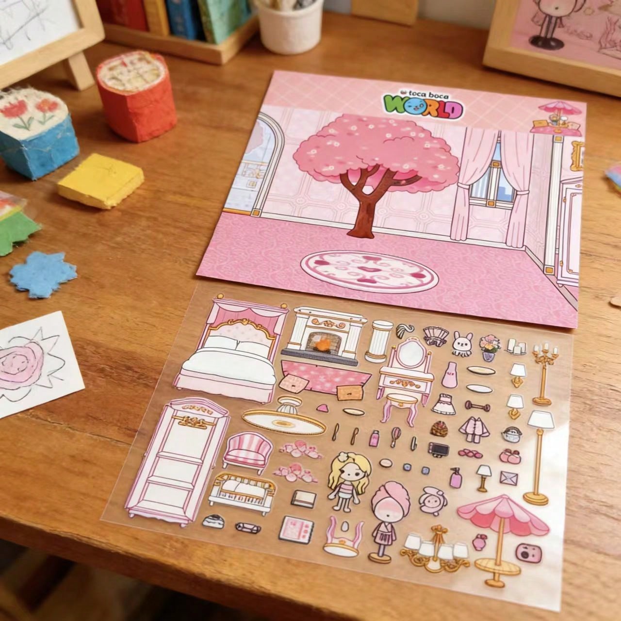 Kit Stiker Kerajinan DIY Kamar - Art Craft Hotel ulasan dan harga