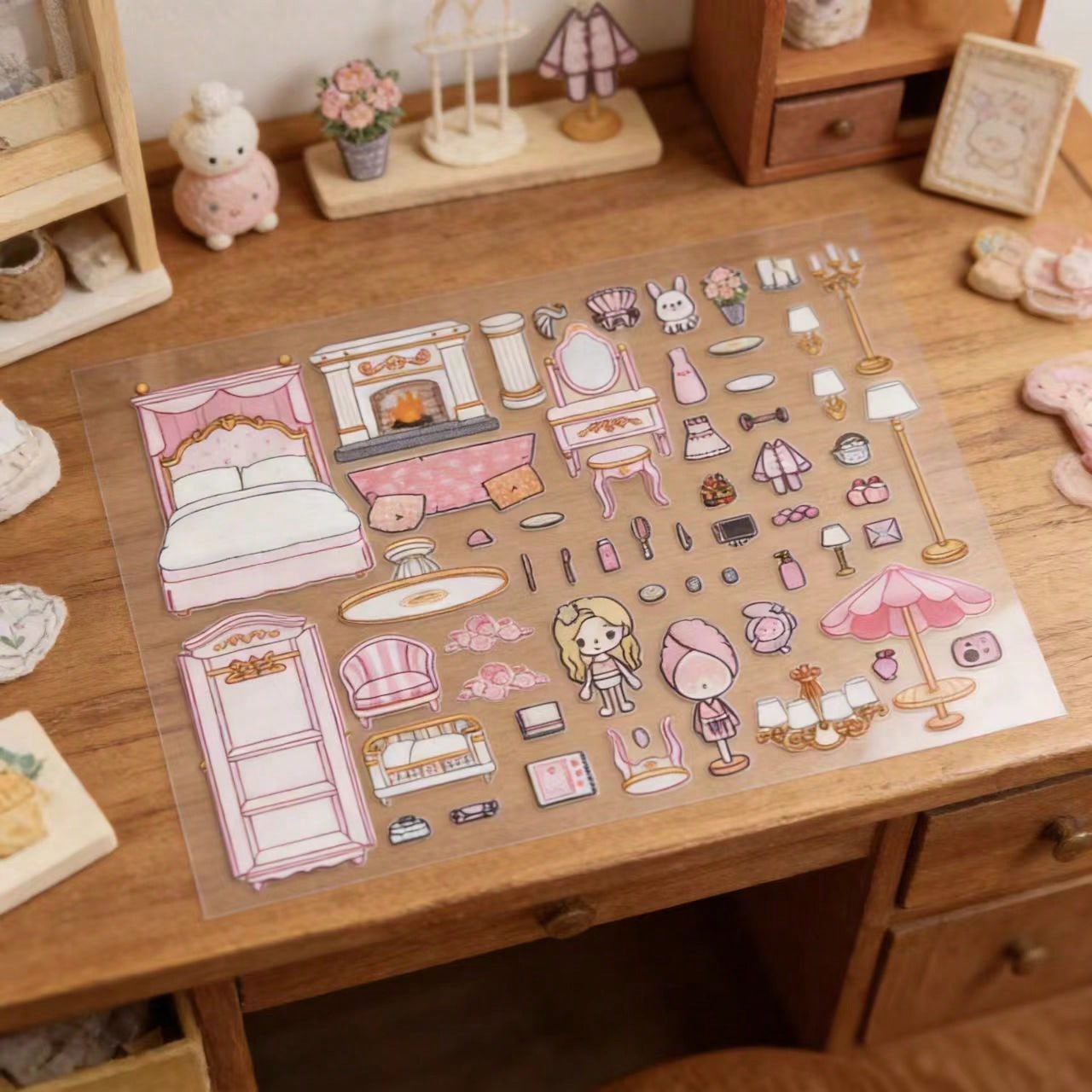 Kit Stiker Kerajinan DIY Kamar - Art Craft Hotel ulasan dan harga