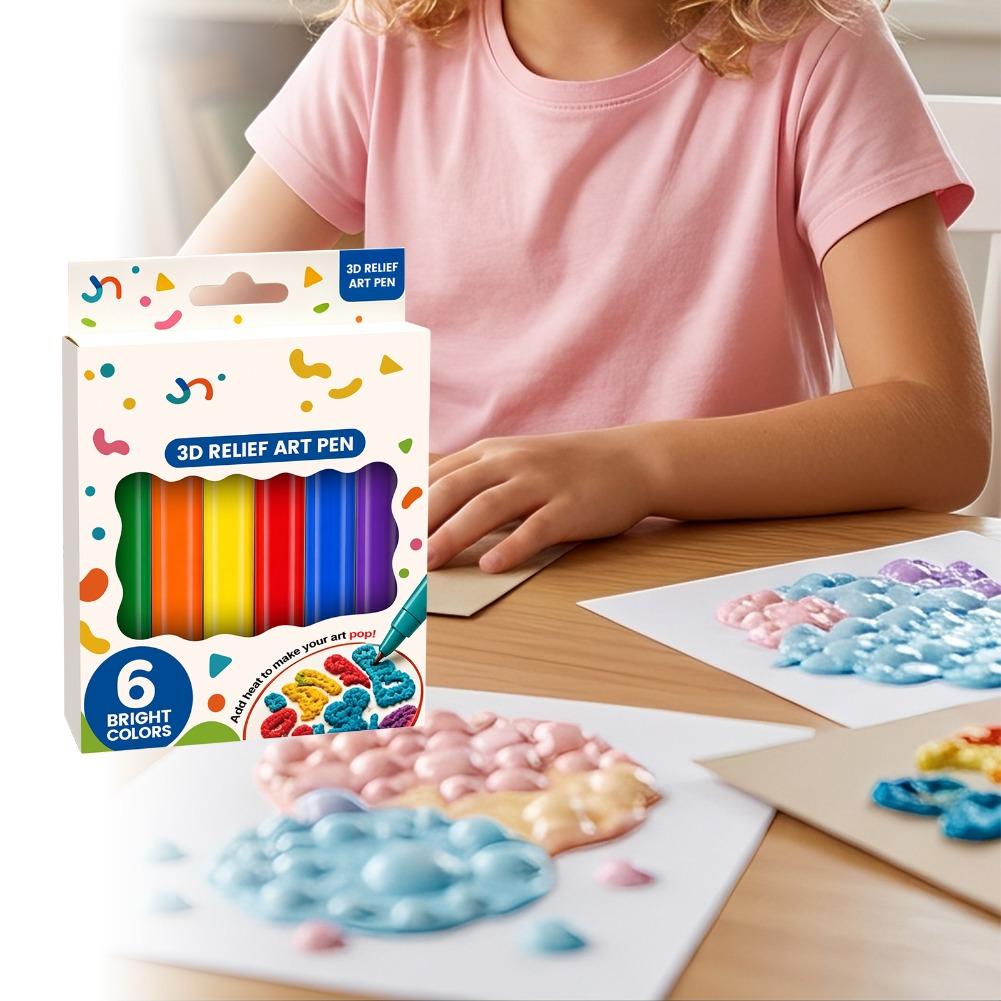 Set Pena Popcorn 3D Premium, K - Art Craft Easy With Paper ulasan dan harga