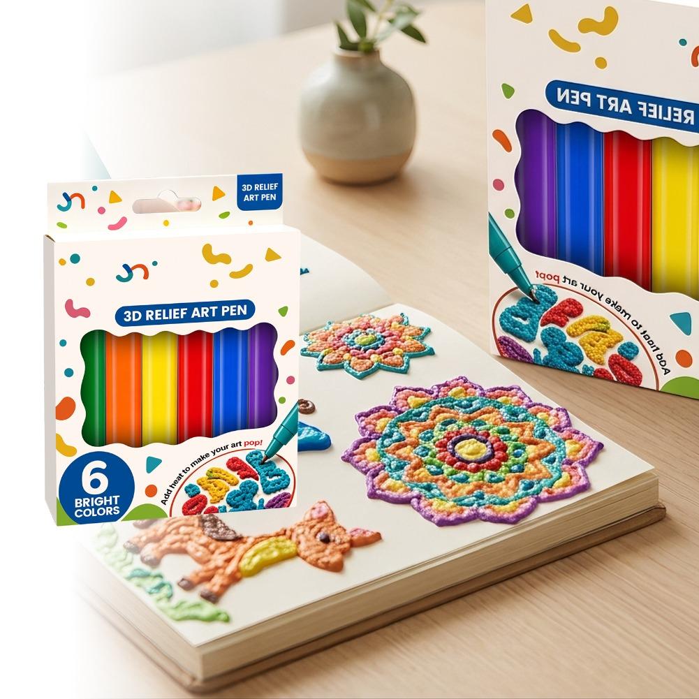Set Pena Popcorn 3D Premium, K - Art Craft Easy With Paper ulasan dan harga