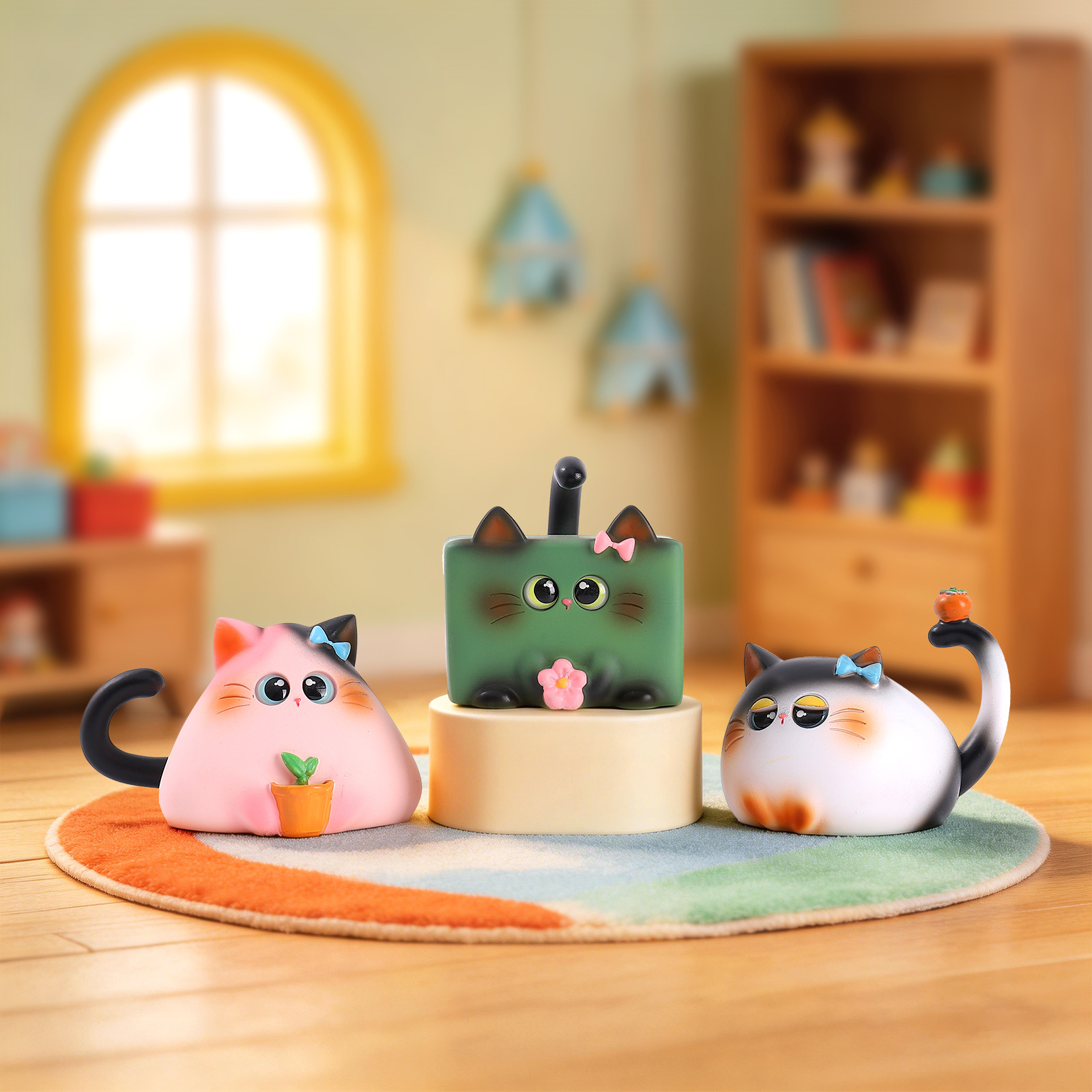 Figur Kucing Blind Box Resin K - Art Craft Room ulasan dan harga