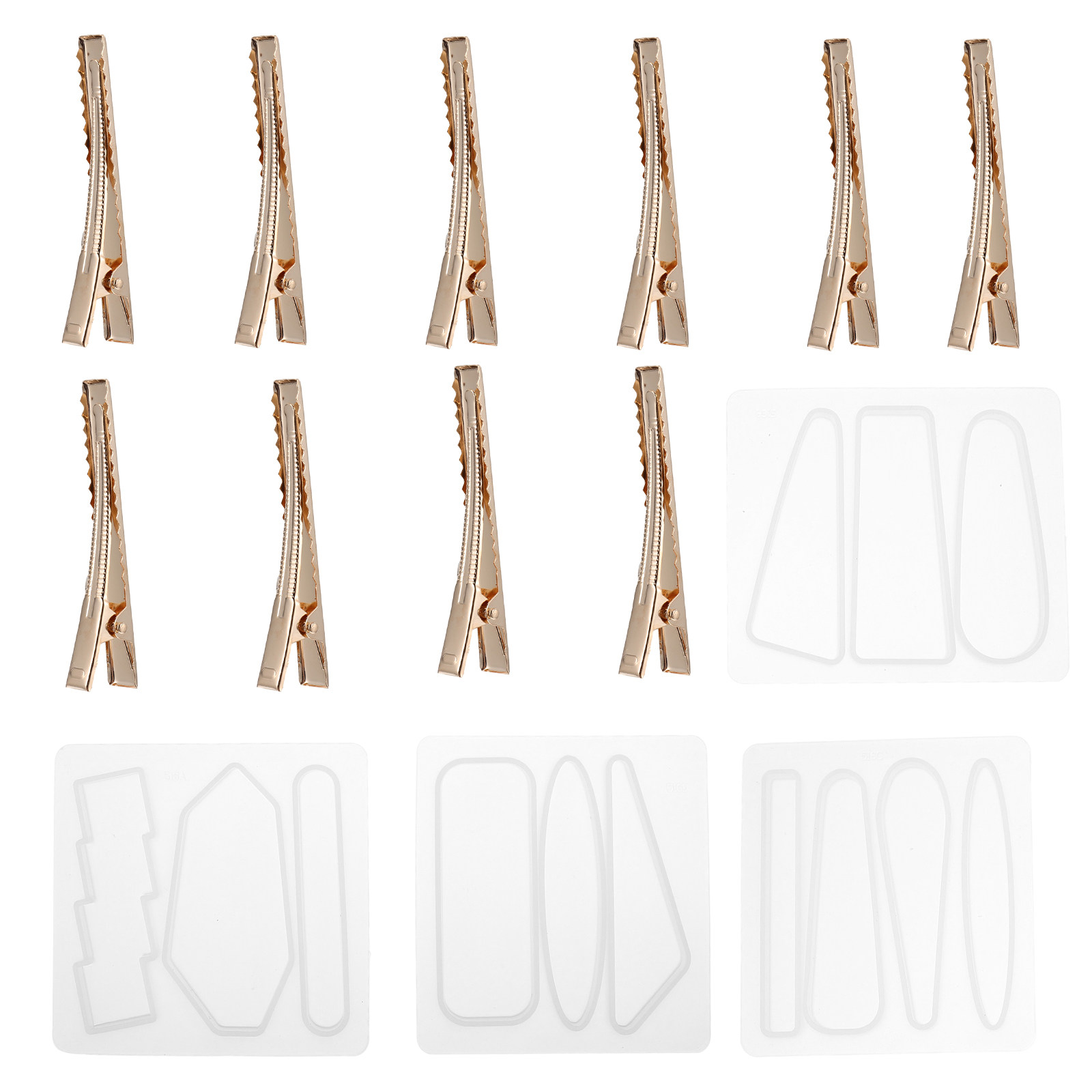 14Pcs Cetakan Jepit Rambut Sil - Resin Casting Mold ulasan dan harga
