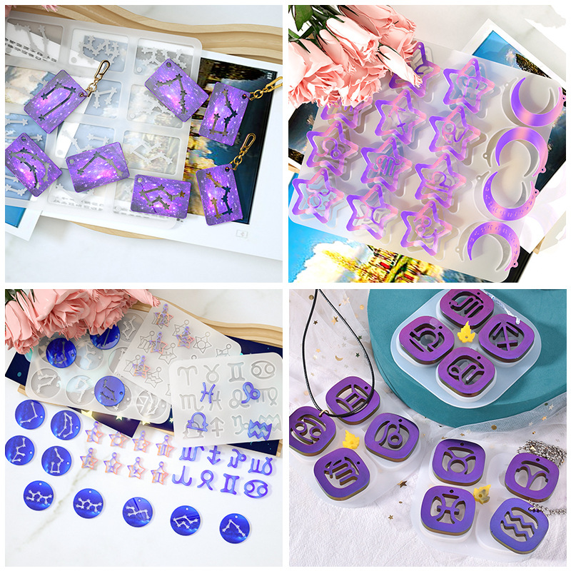 4styles Cetakan Resin 12 Zodia - Resin Casting Mold ulasan dan harga