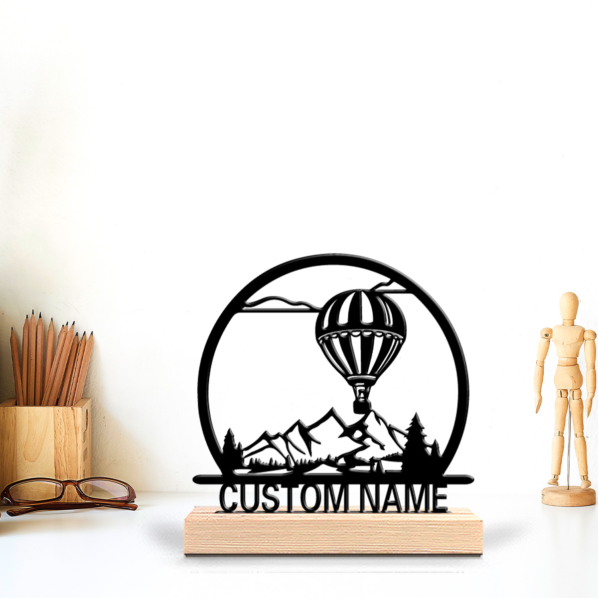 1pc Balon Udara Panas Patung T - Art Craft Room ulasan dan harga