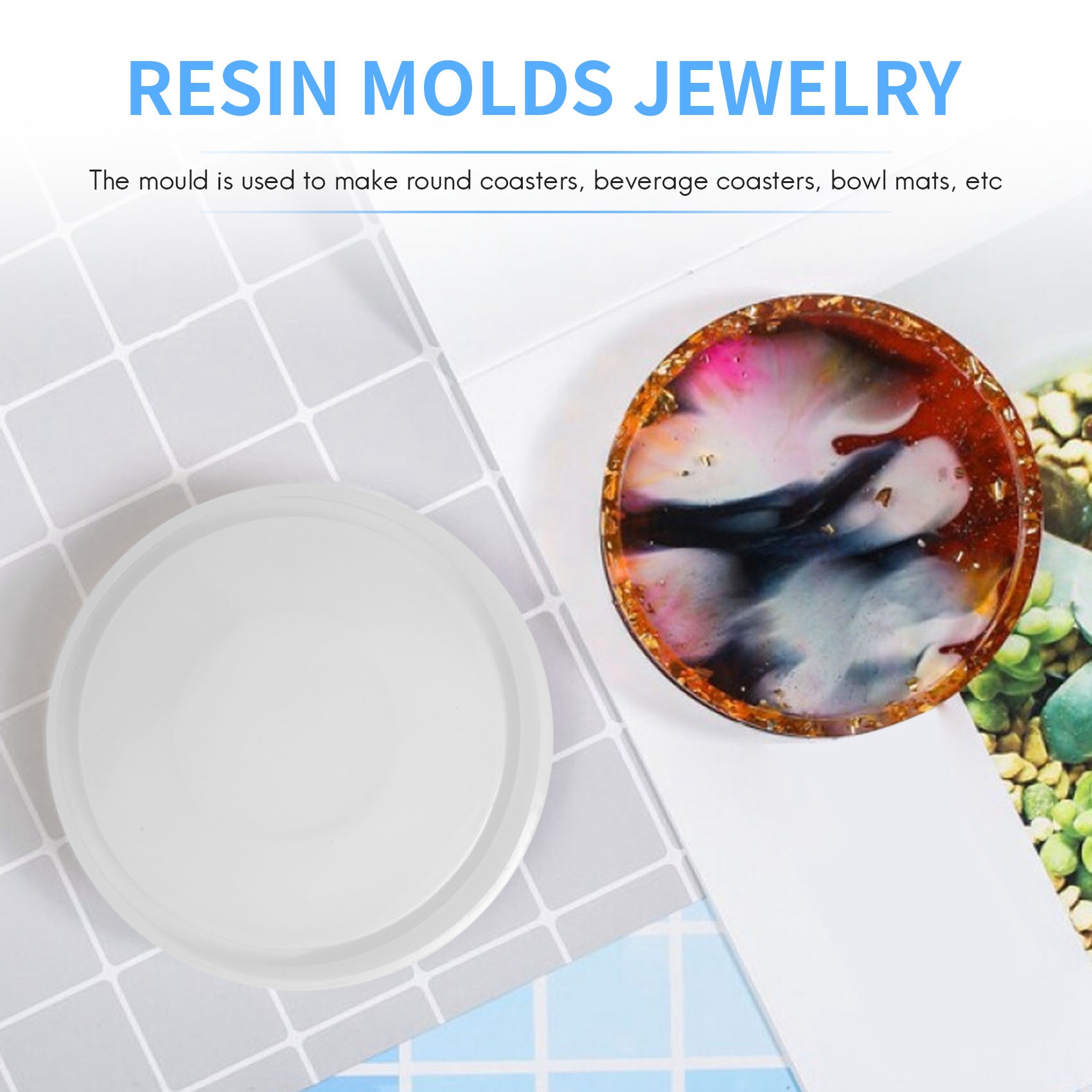 ABQR 4 Paket Cetakan Silikon C - Resin Casting Mold ulasan dan harga