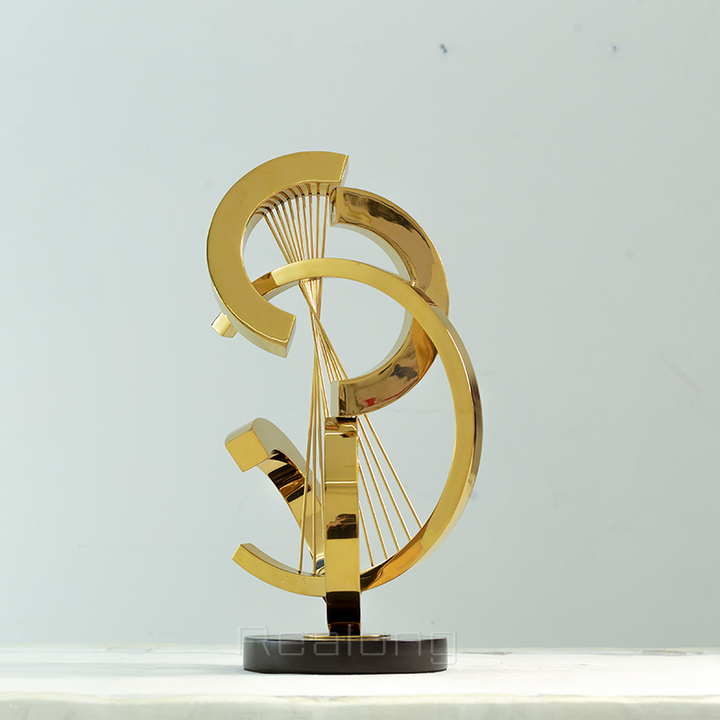 Patung logam abstrak 47cm, sen - Art Craft Hotel ulasan dan harga