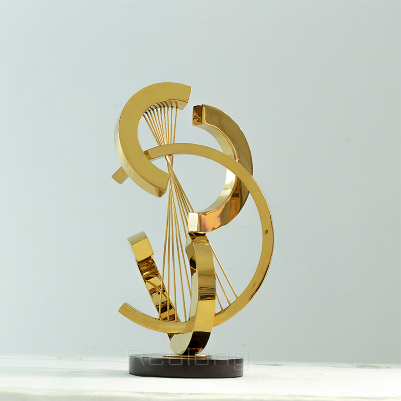 Patung logam abstrak 47cm, sen - Art Craft Hotel ulasan dan harga