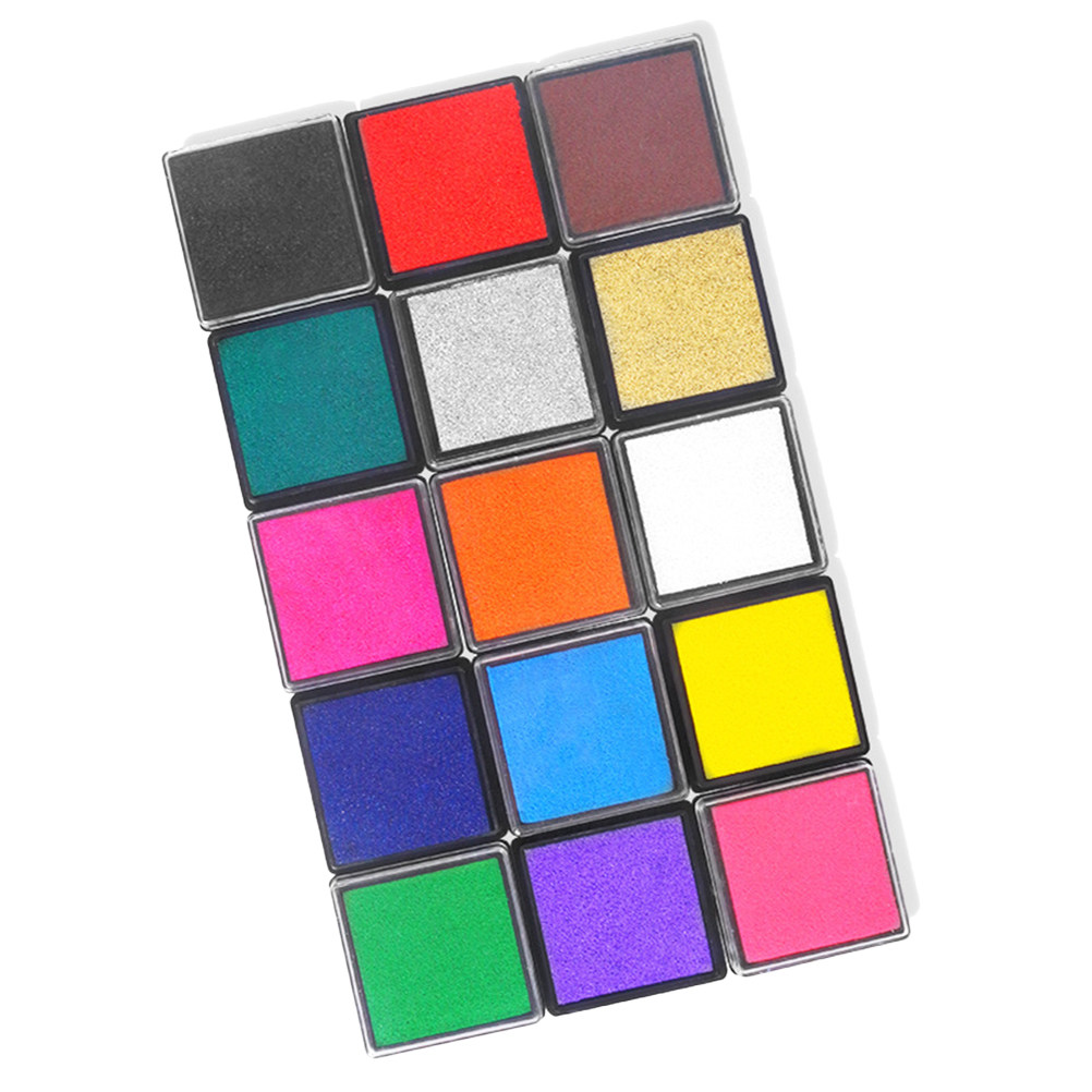 1Set 15 Warna - Tinta Jari yan - Art Craft Easy With Paper ulasan dan harga