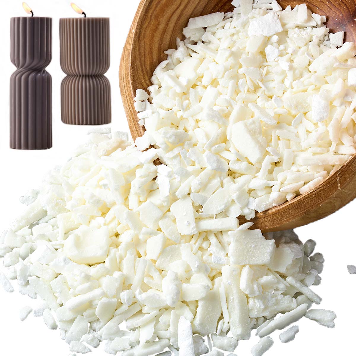 1 Pon Lilin Kedelai Putih Murn - Candle Making Wax ulasan dan harga