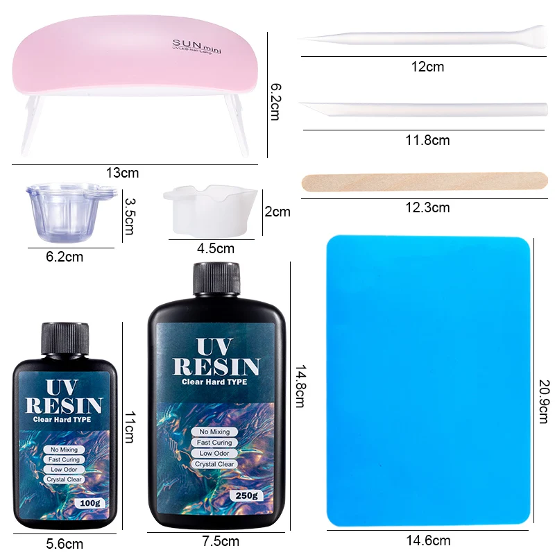 100g/250g Resin UV Bening Tipe - Resin Casting Mold ulasan dan harga