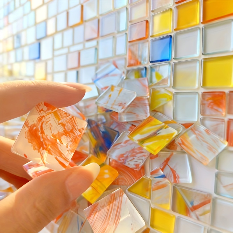 100g mosaik persegi yang diluk - Art Craft Bar ulasan dan harga