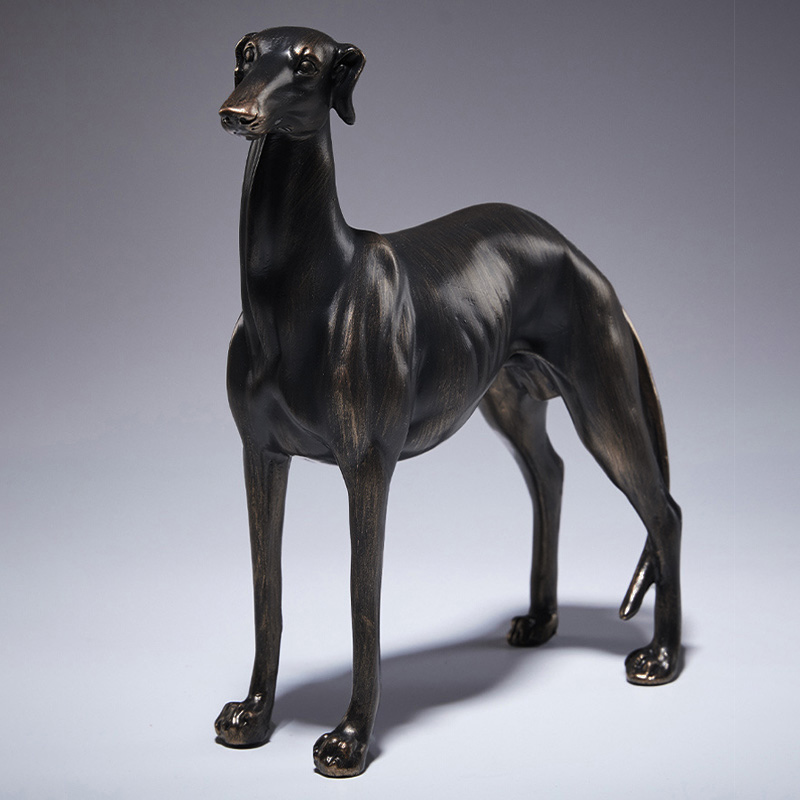Patung Anjing Greyhound Pranci - Art Craft Room ulasan dan harga