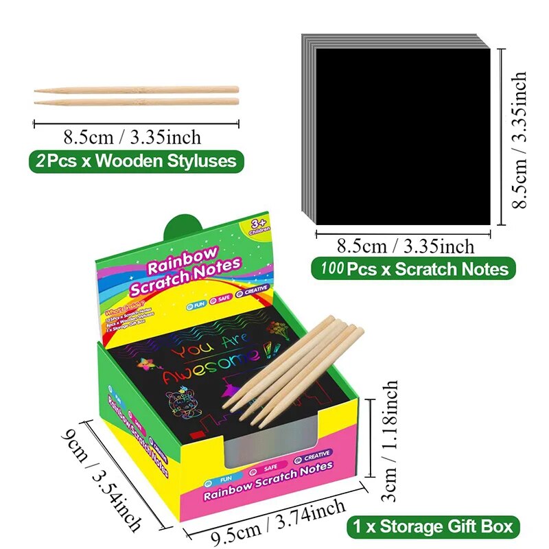 Banyak Kit Kartu Seni Goresan  - Art Craft Education ulasan dan harga