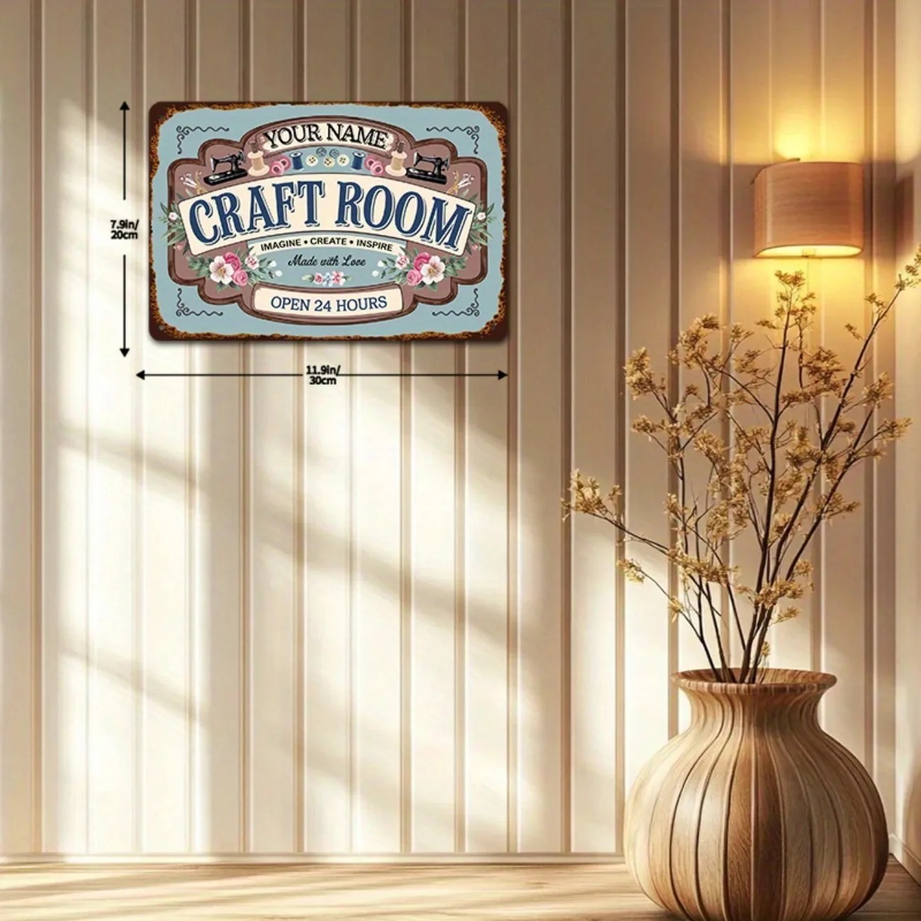 Papan Nama Logam Kustom untuk  - Art Craft Room ulasan dan harga