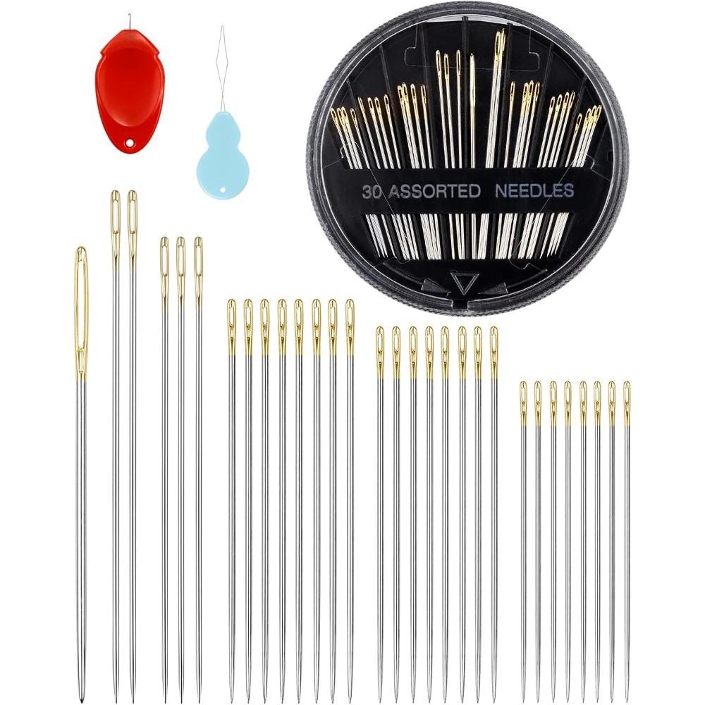 Set Jarum Jahit Tangan Baja 30 - Craft Art Set ulasan dan harga
