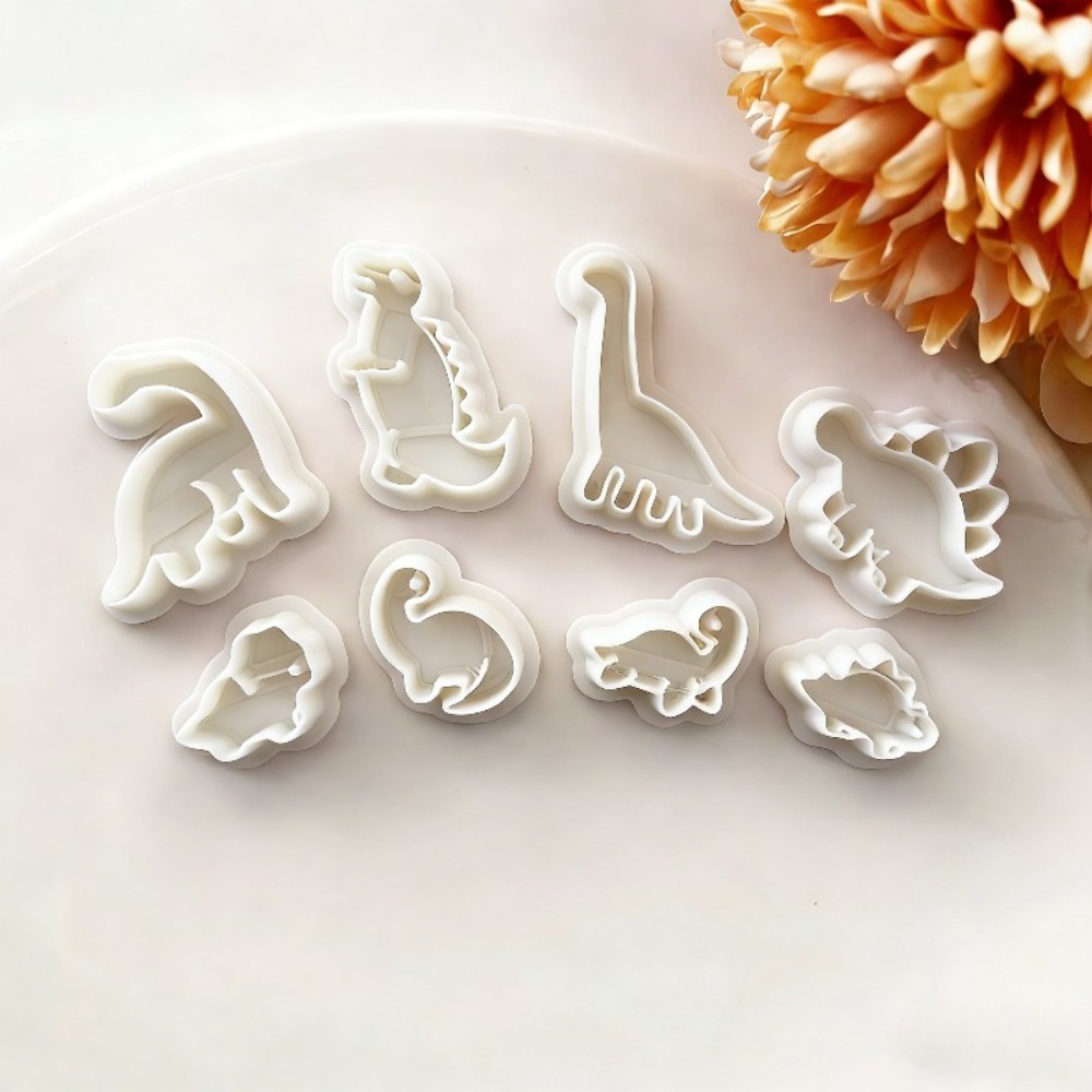 8 Buah Set Pemotong Tanah Liat - Dinosaur And Craft ulasan dan harga