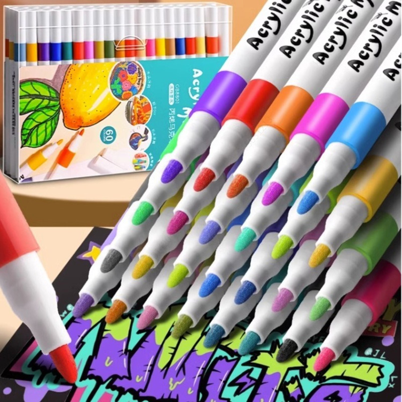 12-80 Warna Set Cat Akrilik Sp - Art Craft Kindergarten ulasan dan harga