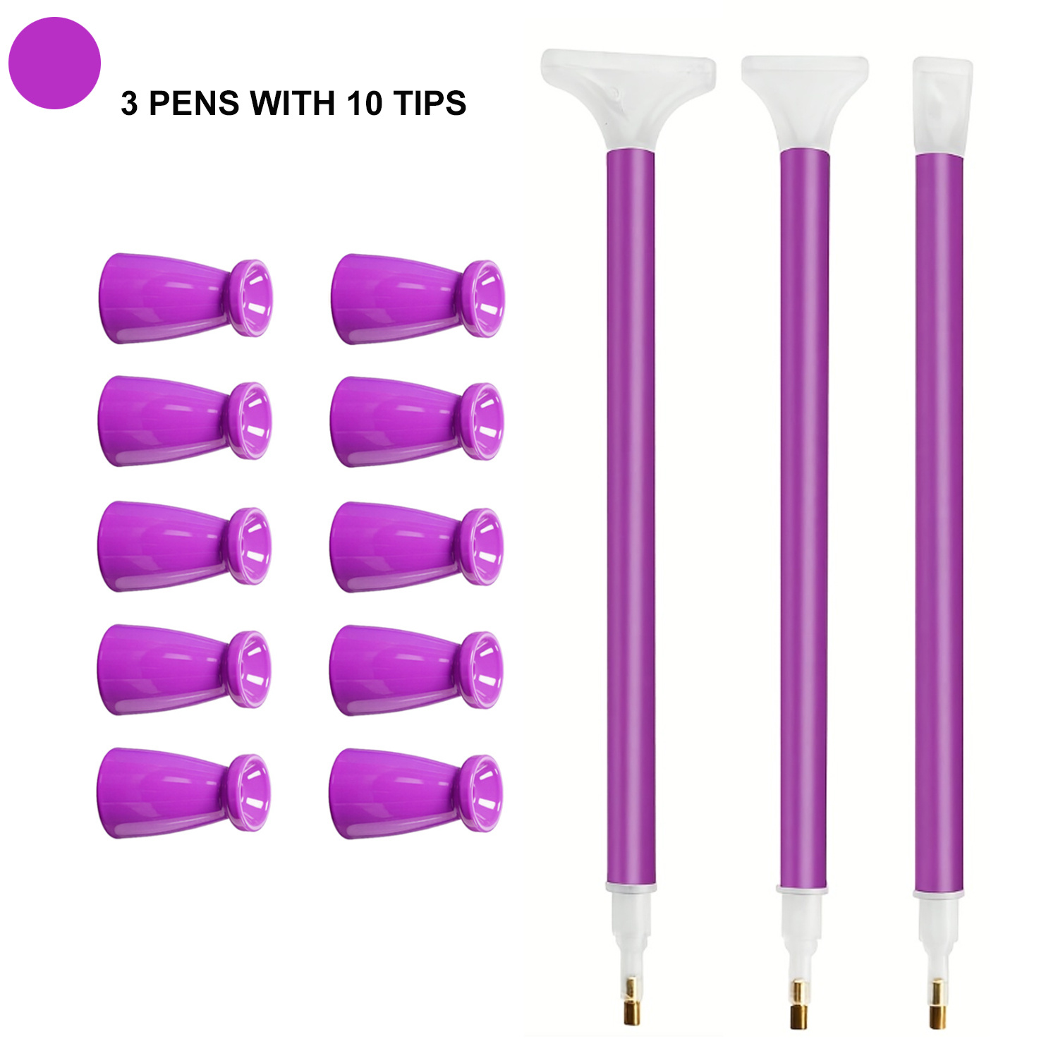 10 Ujung Silikon & 3 Set Pena  - Craft Art Set ulasan dan harga