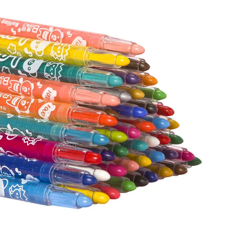 24/12 Pcs Set Krayon Warna-War - Art Craft Kindergarten ulasan dan harga