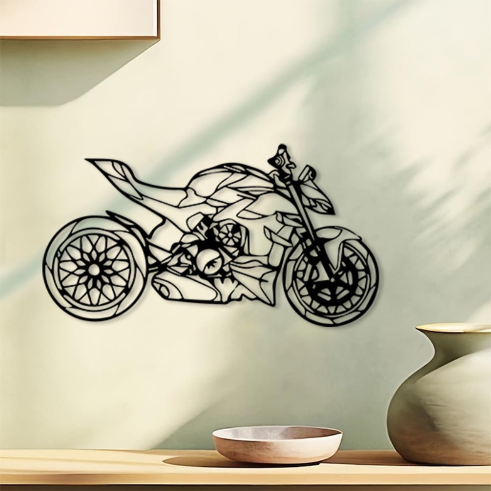 Patung Dinding Motor Logam Dek - Art Craft Room ulasan dan harga