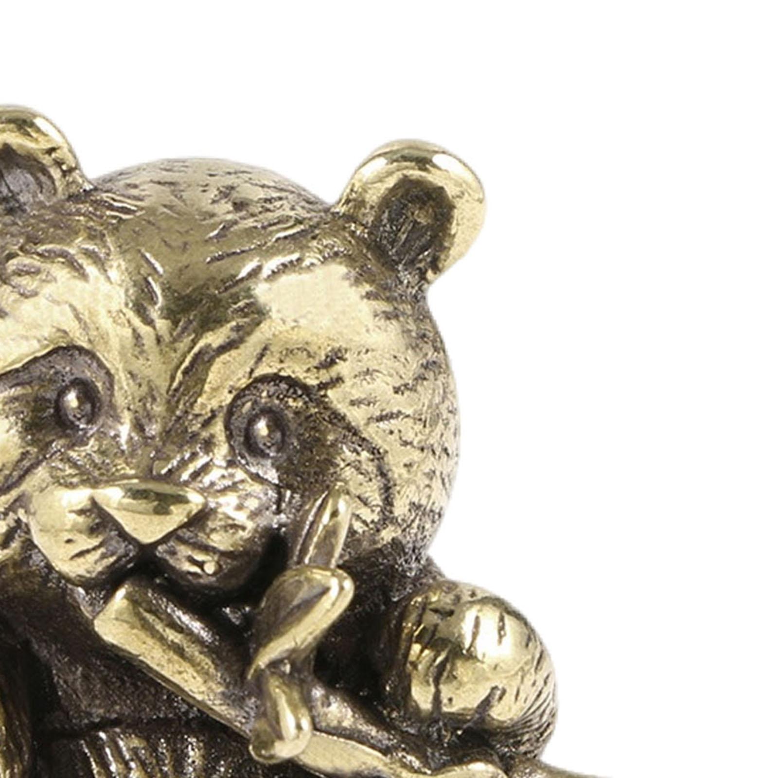 Ornamen Panda Kuningan Koleksi - Art Craft Hotel ulasan dan harga