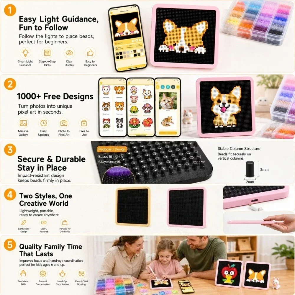 Papan Lampu LED Smart Fuse Bea - Craft Art Set ulasan dan harga