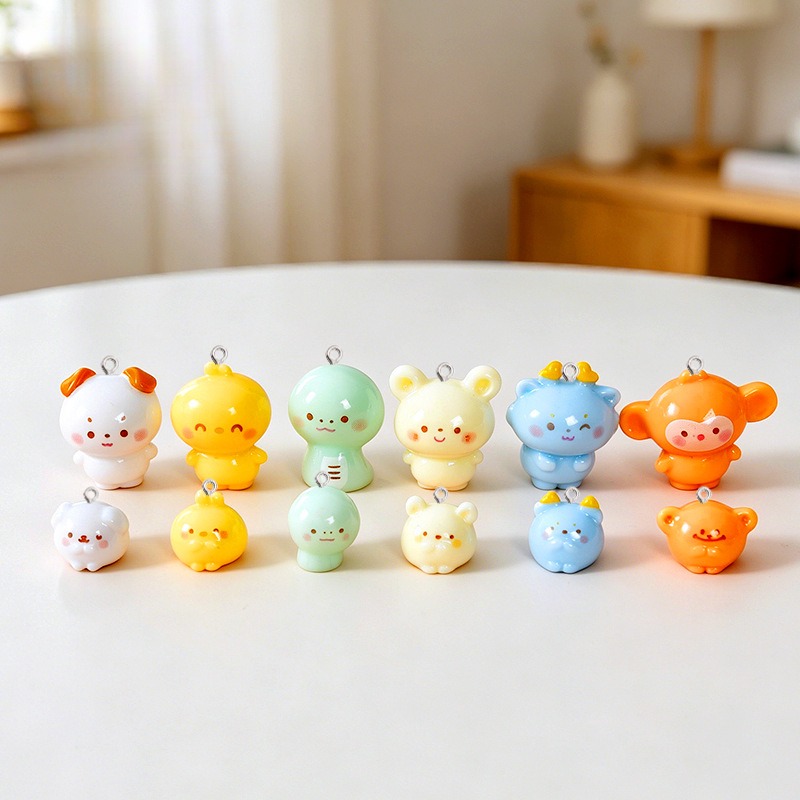 10 Buah Liontin Resin Hewan Ka - Dinosaur And Craft ulasan dan harga