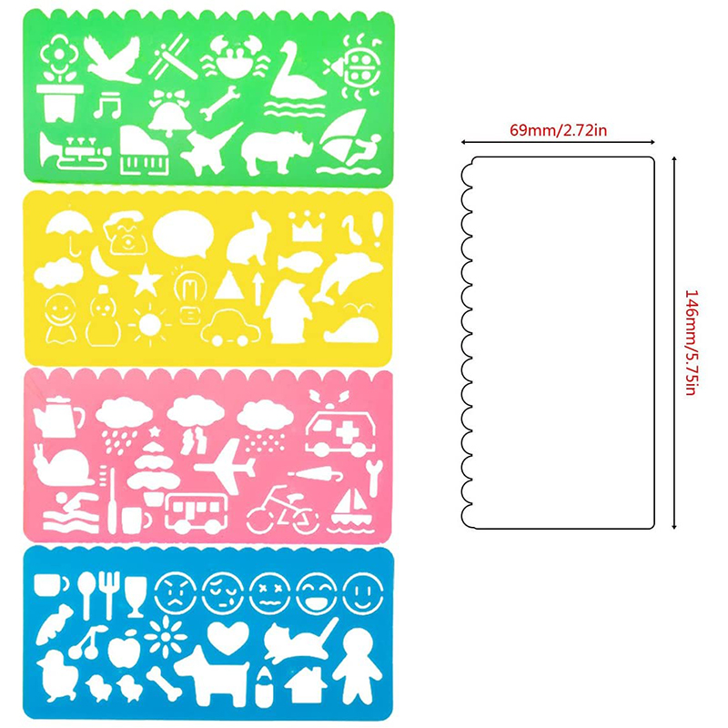 Set stensil gambar spirograf g - Art Craft Kindergarten ulasan dan harga