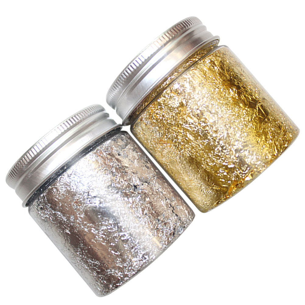2 Botol Kertas Foil Emas Perak - Art Craft Easy With Paper ulasan dan harga