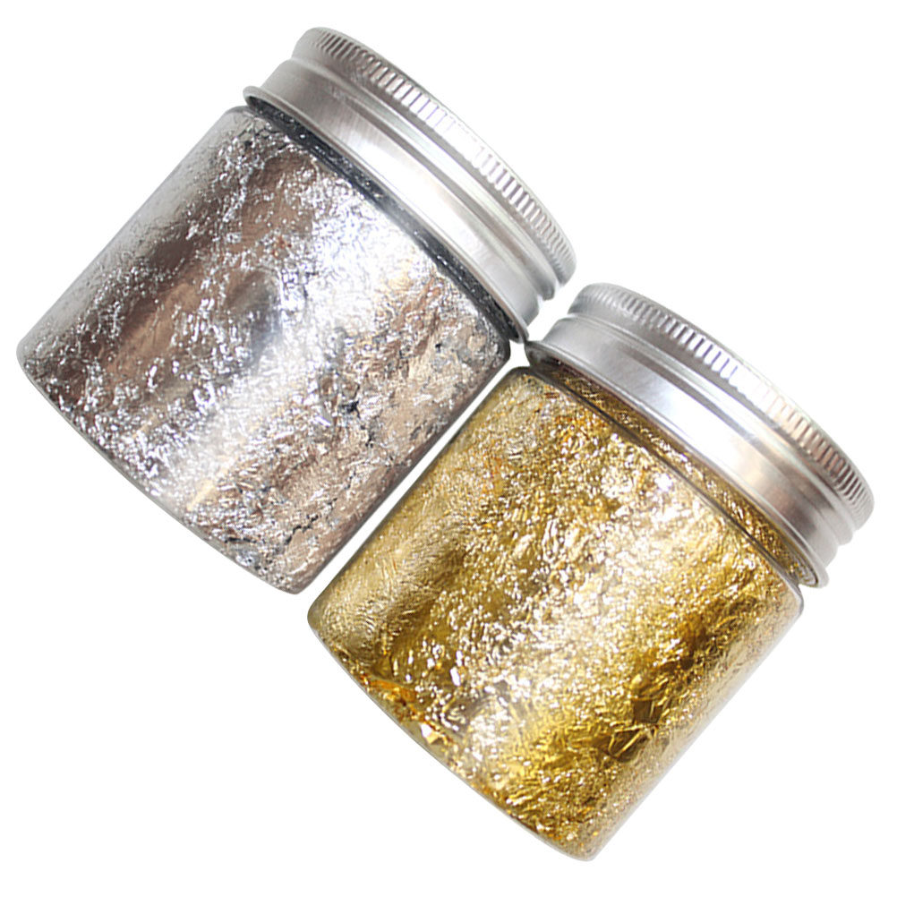 2 Botol Kertas Foil Emas Perak - Art Craft Easy With Paper ulasan dan harga