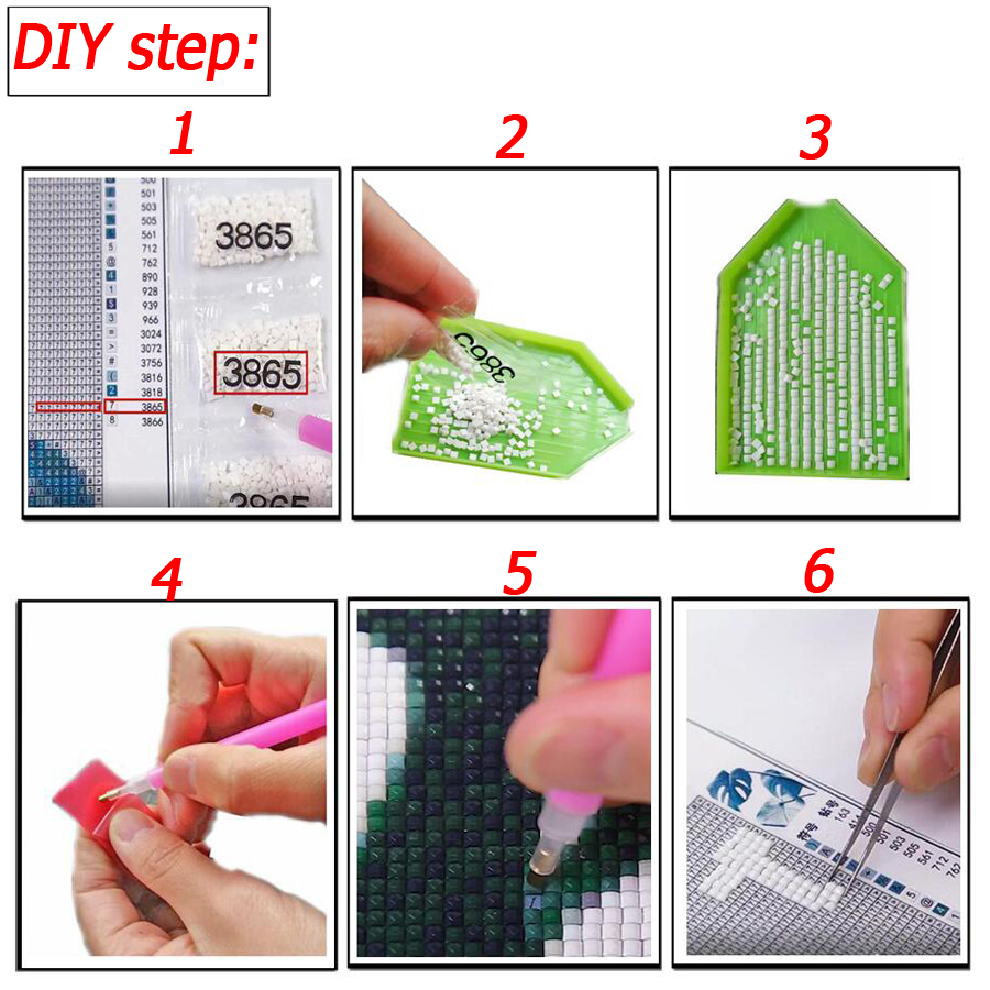 Kit Mosaik Seni Berlian Lanska - Art Craft Easy With Paper ulasan dan harga