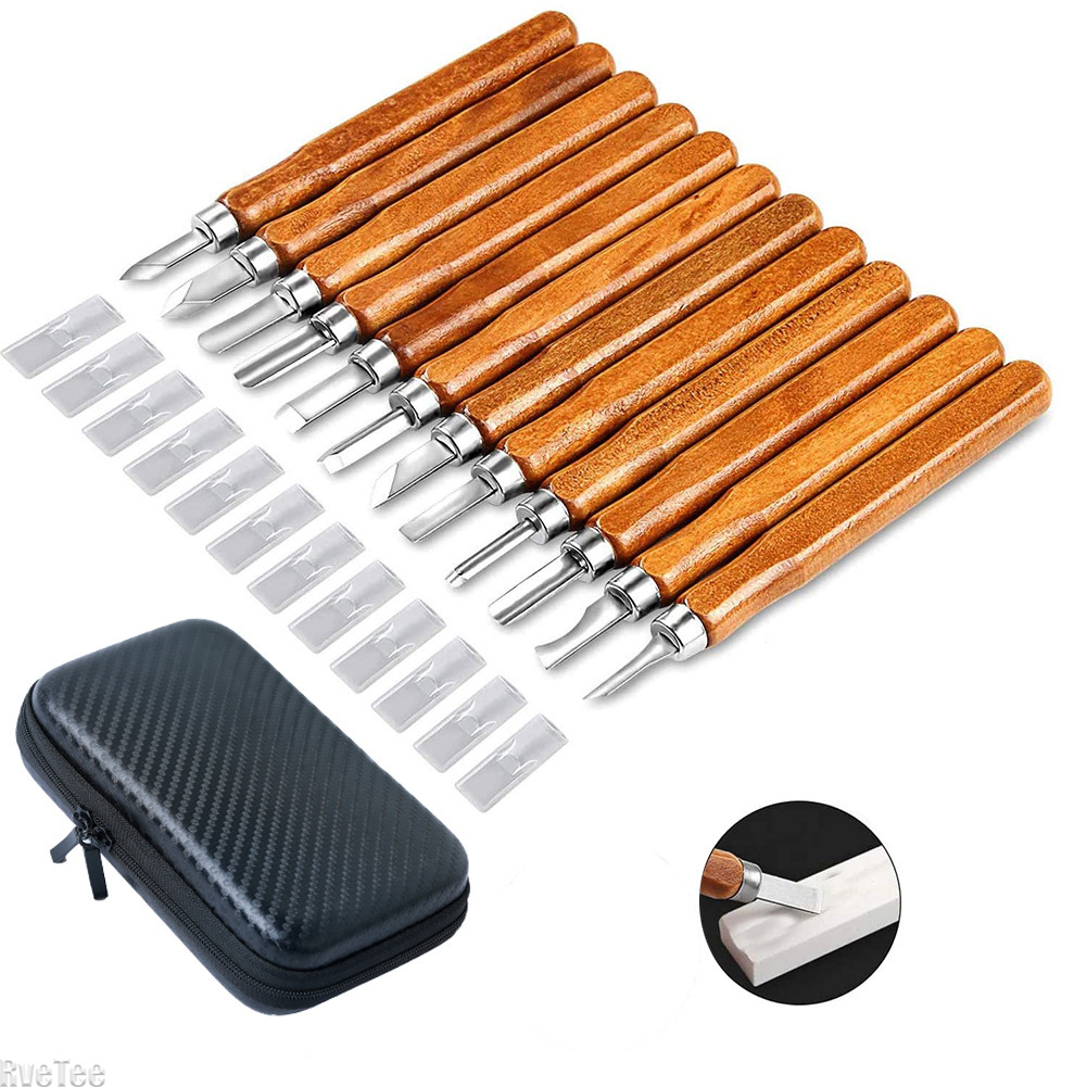 12 Buah Set Alat Ukir Kayu SK2 - Craft Art Set ulasan dan harga